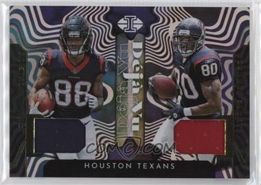 2022 Panini Illusions - déjà vu #DV-HT - Andre Johnson, John Metchie III