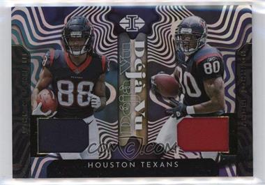 2022 Panini Illusions - déjà vu #DV-HT - Andre Johnson, John Metchie III