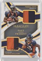 Terrell Davis, Javonte Williams #/99