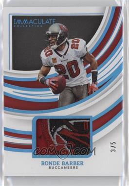 2022 Panini Immaculate Collection - Remarkable Memorabilia - Platinum #REM-RBA - Ronde Barber /5