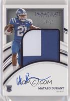 Rookie Patch Autographs - Mataeo Durant #/15