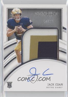 2022 Panini Immaculate Collection Collegiate - [Base] #98 - Rookie Patch Autographs - Jack Coan /99