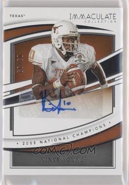 2022 Panini Immaculate Collection Collegiate - Immaculate Champions #IC-VYO - Vince Young /99