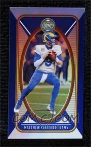 2022 Panini Legacy - [Base] - Premium Edition Mini Sapphire #52 - Matthew Stafford /20