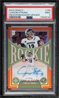 Rookies - Carson Strong [PSA 9 MINT] #/99