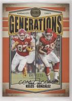 Tony Gonzalez, Travis Kelce #/125