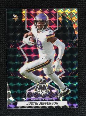 2022 Panini Mosaic - [Base] - Genesis Mosaic Prizm #129 - Justin Jefferson