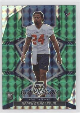 2022 Panini Mosaic - [Base] - Green Mosaic Prizm #343 - Rookies - Derek Stingley Jr.