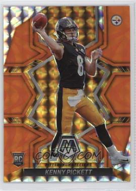 2022 Panini Mosaic - [Base] - Reactive Orange Mosaic Prizm #301 - Rookies - Kenny Pickett