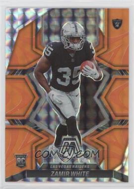 2022 Panini Mosaic - [Base] - Reactive Orange Mosaic Prizm #334 - Rookies - Zamir White