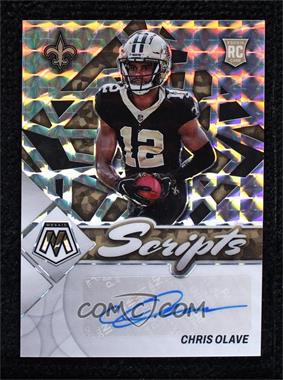 2022 Panini Mosaic - Rookie Scripts #RS-CO - Chris Olave - Courtesy of COMC.com