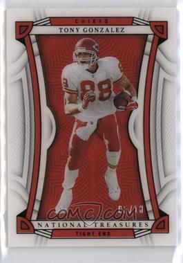 2022 Panini National Treasures - [Base] - Emerald #40 - Tony Gonzalez /10