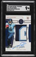 Rookie Patch Autographs - Treylon Burks [SGC 9 MINT] #/10