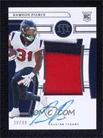 Rookie Patch Autographs - Dameon Pierce #/99