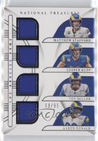 Matthew Stafford, Aaron Donald, Cooper Kupp, Von Miller #/99