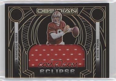 2022 Panini Obsidian - Eclipse - Electric Etch Orange #ECL-SYO - Steve Young /75