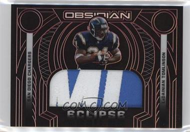 2022 Panini Obsidian - Eclipse - Electric Etch Red #ECL-LTO - LaDainian Tomlinson /10