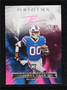 2022 Panini Origins - Rookie Autographs - Pink #RAU-JCO - James Cook /8