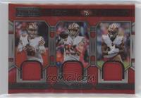 Jimmy Garoppolo, Deebo Samuel, George Kittle #/99