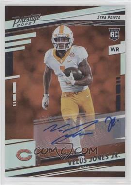 2022 Panini Prestige - [Base] - Xtra Points Premium Signatures #389 - Rookies - Velus Jones Jr.