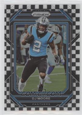 2022 Panini Prizm - [Base] - Black & White Checker Prizm #41 - DJ Moore