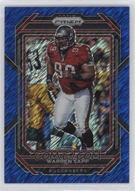 2022 Panini Prizm - [Base] - Blue Shimmer Prizm #282 - Warren Sapp /25