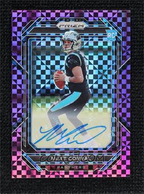 2022 Panini Prizm - [Base] - Purple Power Prizm Autographs #304 - Rookies - Matt Corral /49