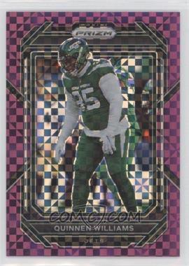 2022 Panini Prizm - [Base] - Purple Power Prizm #230 - Quinnen Williams /49