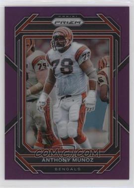 2022 Panini Prizm - [Base] - Purple Prizm #65 - Anthony Munoz /125