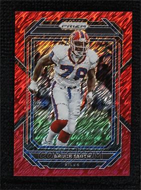 2022 Panini Prizm - [Base] - Red Shimmer Prizm #38 - Bruce Smith /35