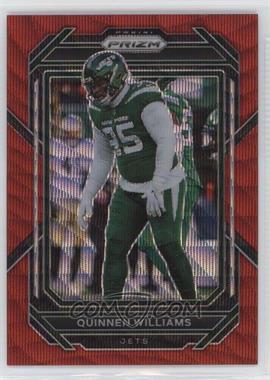 2022 Panini Prizm - [Base] - Red Wave Prizm #230 - Quinnen Williams /149