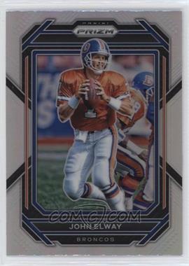 2022 Panini Prizm - [Base] - Silver Prizm #93 - John Elway