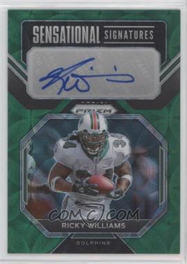 2022 Panini Prizm - Sensational Signatures - Green Scope Prizm #SS-RWI - Ricky Williams /75