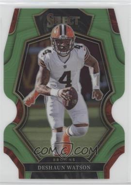 2022 Panini Select - [Base] - Neon Green Prizm Die-Cut #123 - Premier Level - Deshaun Watson /299