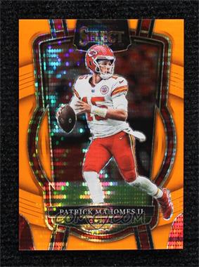 2022 Panini Select - [Base] - Neon Orange Pulsar Prizm #251 - Club Level - Patrick Mahomes II /7