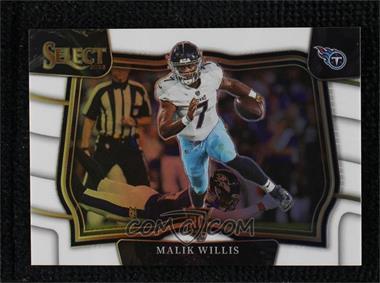 2022 Panini Select - [Base] - White Prizm #452 - Field Level - Malik Willis /35