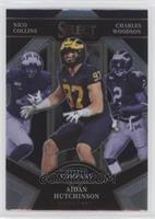 Aidan Hutchinson, Charles Woodson, Nico Collins [Good to VG‑EX]