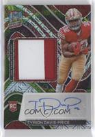 Rookie Patch Autographs - Tyrion Davis-Price #/10