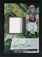 Rookie Patch Autographs - Carson Strong #/35
