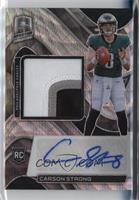 Rookie Patch Autographs - Carson Strong #/25