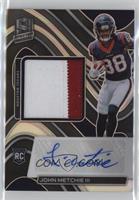 Rookie Patch Autographs - John Metchie III #/125