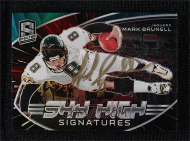 2022 Panini Spectra - Sky High Signatures - Hyper Prizm #SKS-MBR - Mark Brunell /75