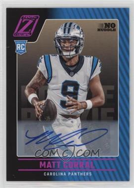 2022 Panini Zenith - [Base] - No Huddle Autographs #102 - Rookies - Matt Corral