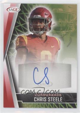 2022 SAGE High Series - Autographs - Red #A-CS3 - Chris Steele