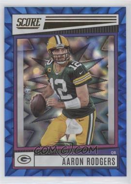 2022 Score - [Base] - Blue Explosion #96 - Aaron Rodgers /20