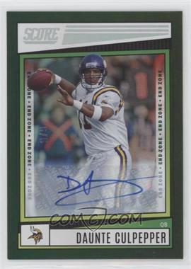 2022 Score - [Base] - End Zone Signatures #111 - Daunte Culpepper /6