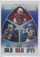 Amari Cooper, Christian McCaffrey, Kyler Murray #/35