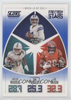 Dak Prescott, Jaylen Waddle, Joe Mixon #/100