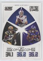 Dalvin Cook, Davante Adams, Josh Allen