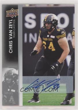 2022 Upper Deck CFL - [Base] - Autographs #149 - Chris Van Zeyl